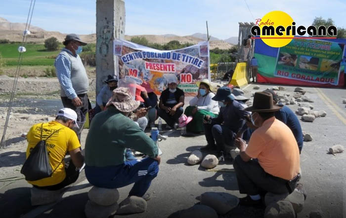 Moquegua: agricultores anuncian paro de 24 horas contra Quellaveco